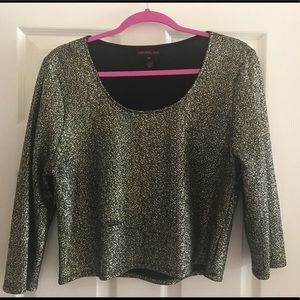 Metallic Crop Top SIZE XXL